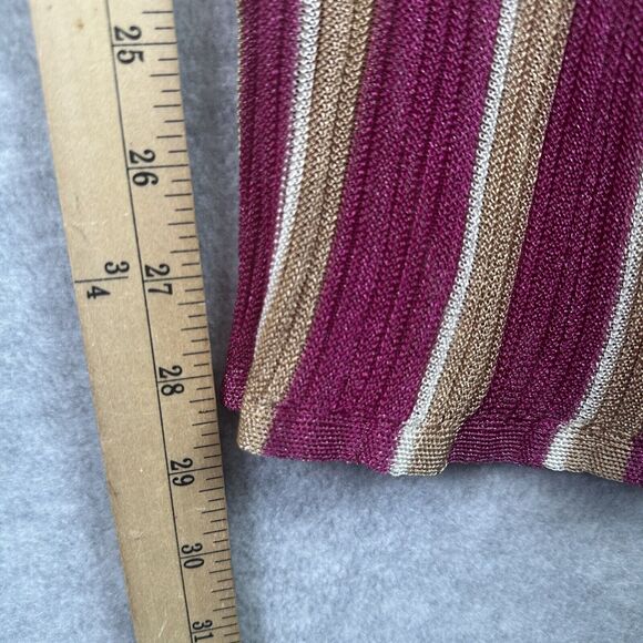 Retro Style Flare Stripe Wide Leg Pull On Pants Lightweight Beach Stretchy Mult - Picture 4 of 11